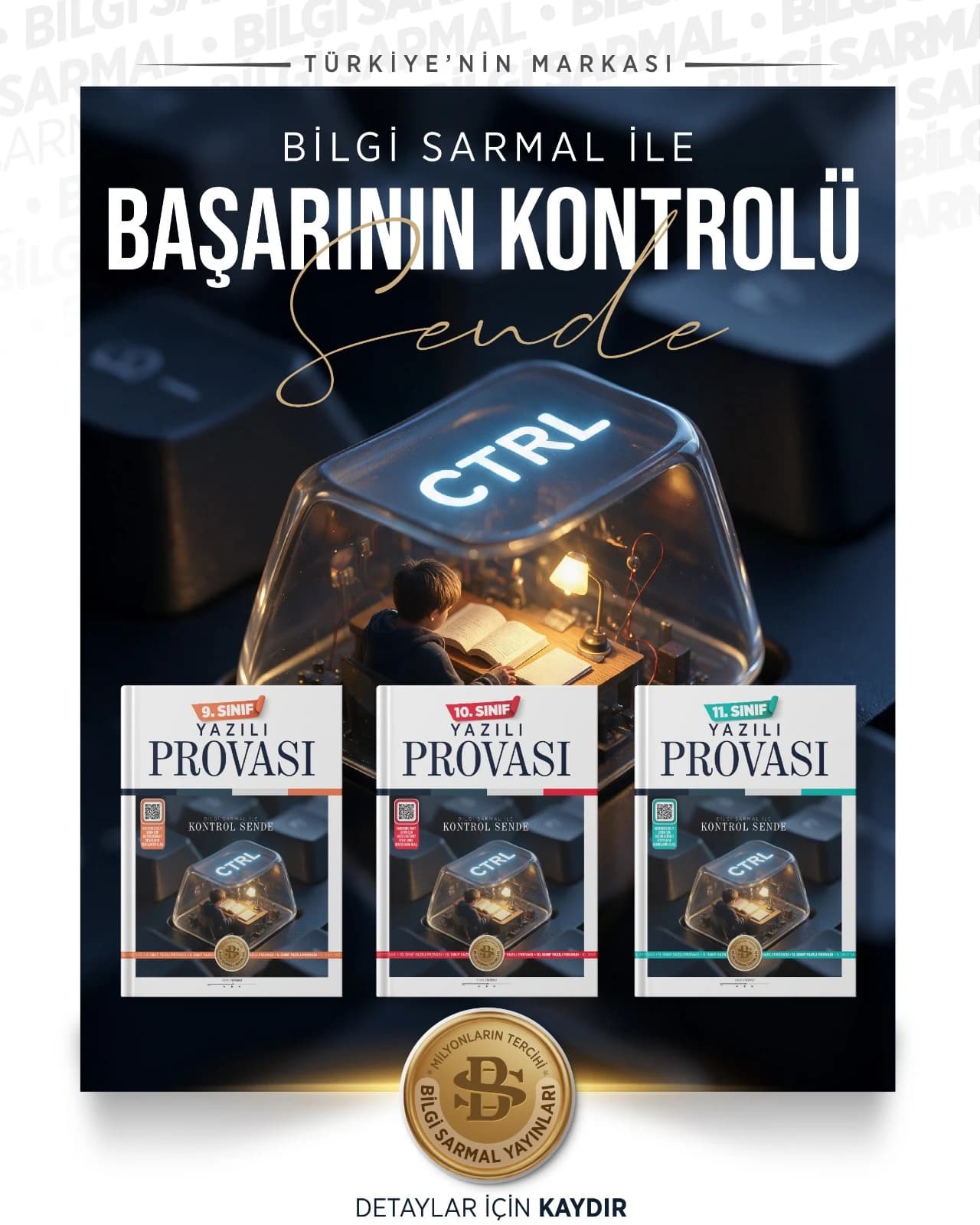 Bilgi Sarmal ile başarının kontrolü sende: 9, 10 ve 11. sınıf Yazılı Provası kitapçıkları
