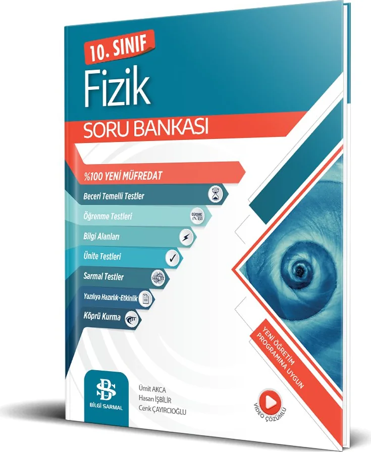 10. Sınıf Fizik Soru Bankası kapağı