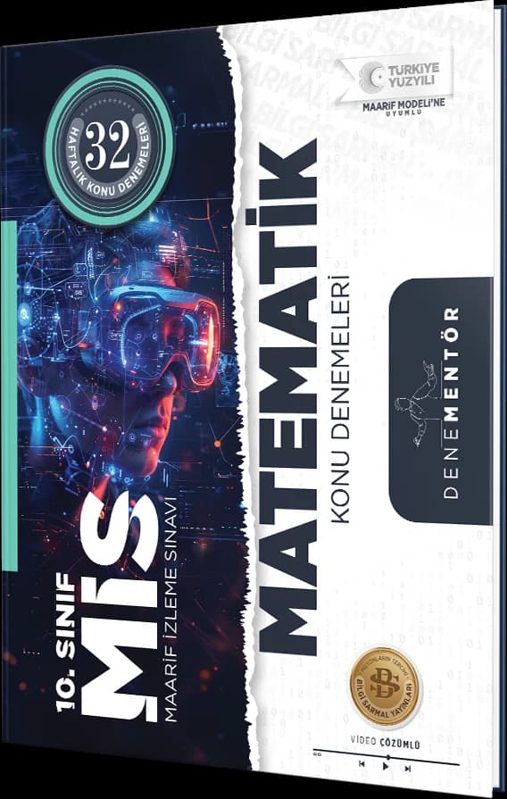 10. Sınıf MİS 32 Haftalık Matematik Konu Denemeleri kapağı
