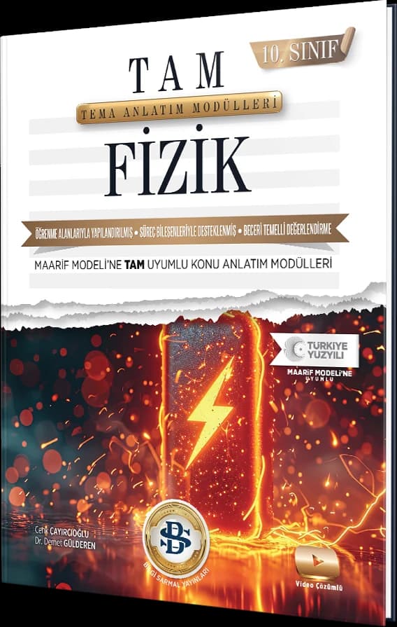 10. Sınıf TAM Fizik · Tema Anlatım Modülleri kapağı