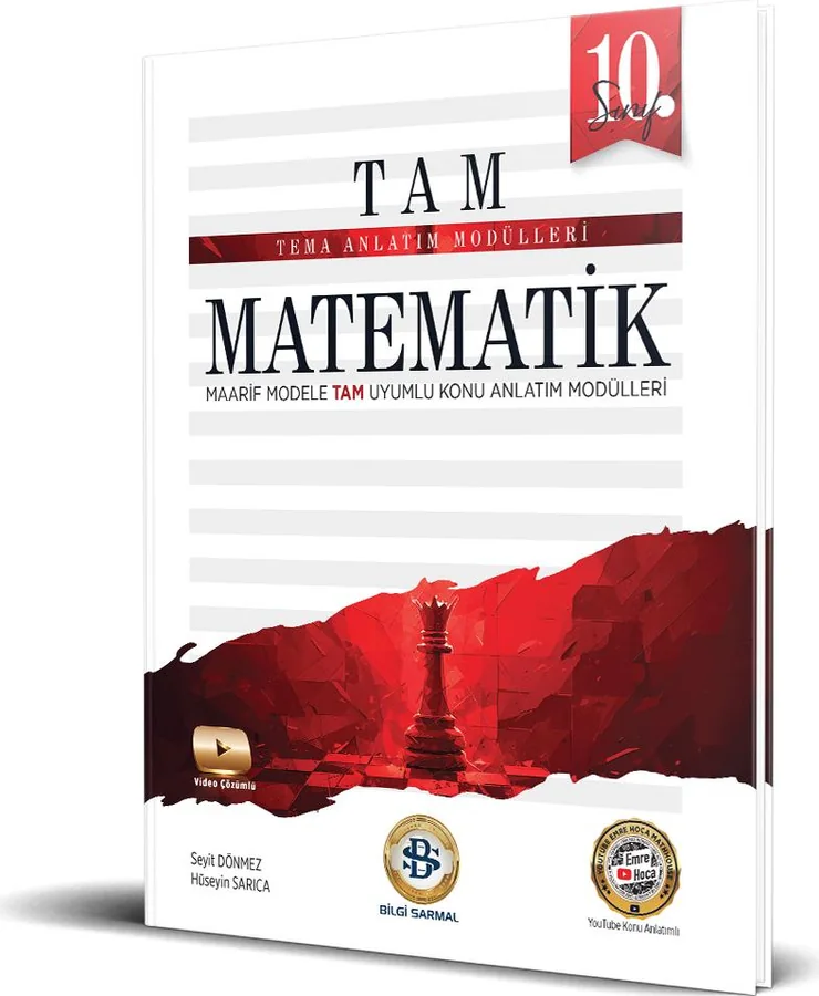 10. Sınıf TAM Matematik · Tema Anlatım Modülleri kapağı