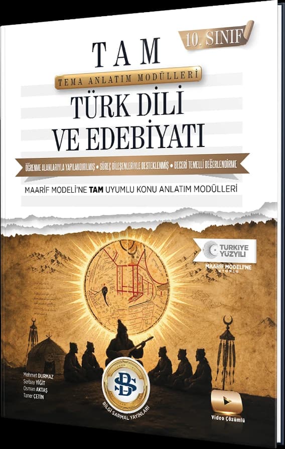 10. Sınıf TAM Türk Dili ve Edebiyatı · Tema Anlatım Modülleri kapağı