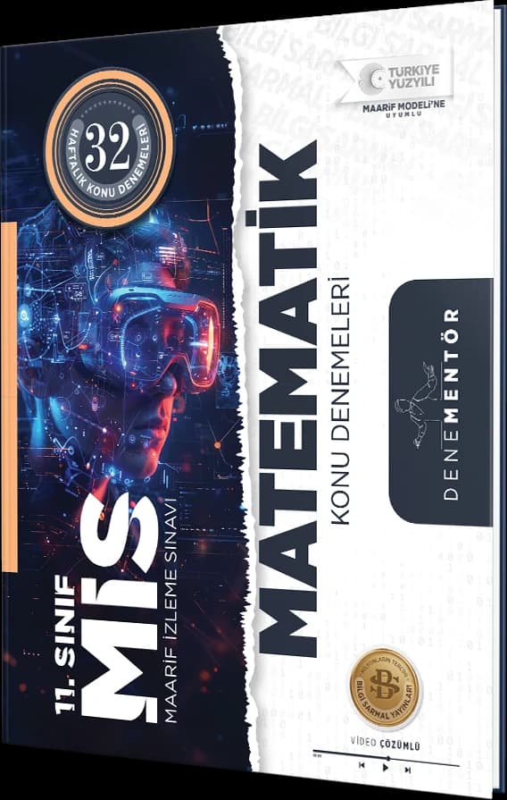 11. Sınıf MİS 32 Haftalık Matematik Konu Denemeleri kapağı