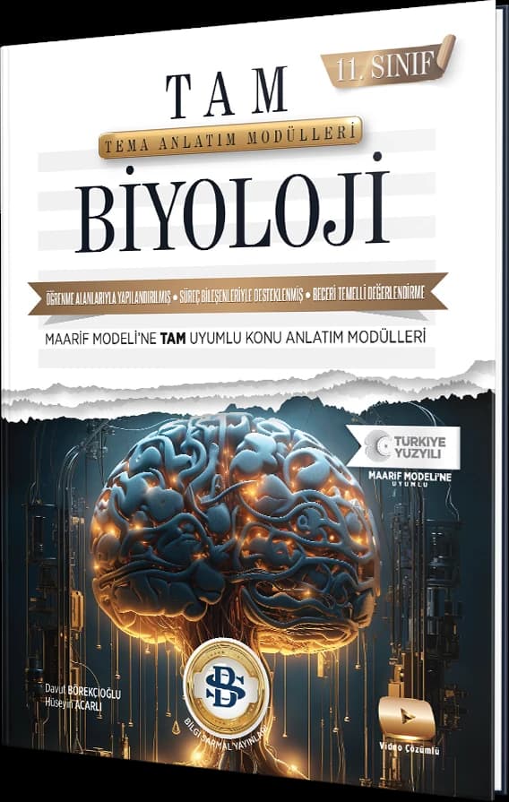 11. Sınıf TAM Biyoloji · Tema Anlatım Modülleri kapağı