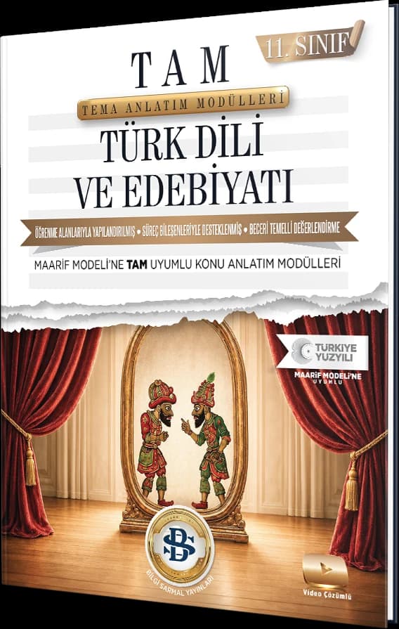 11. Sınıf TAM Türk Dili ve Edebiyatı · Tema Anlatım Modülleri kapağı