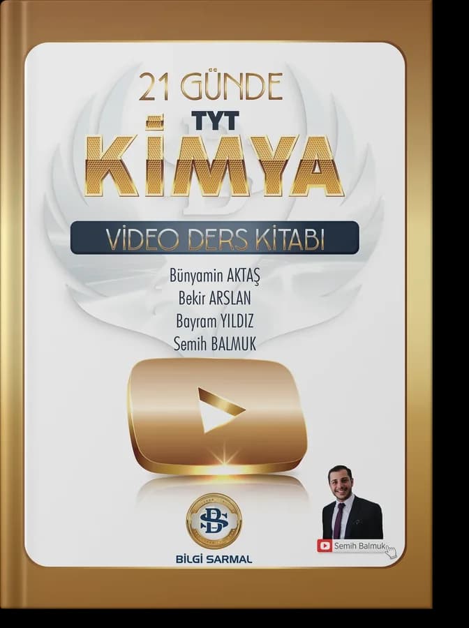 21 Günde TYT Kimya Video Ders Kitabı kapağı