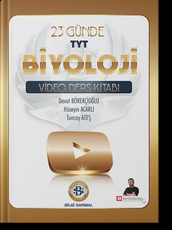 23 Günde TYT Biyoloji Video Ders Kitabı kapağı