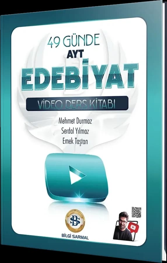 49 Günde AYT Edebiyat Video Ders Kitabı kapağı