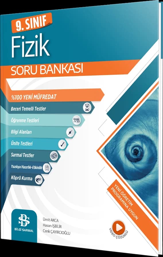 9. Sınıf Fizik Soru Bankası kapağı