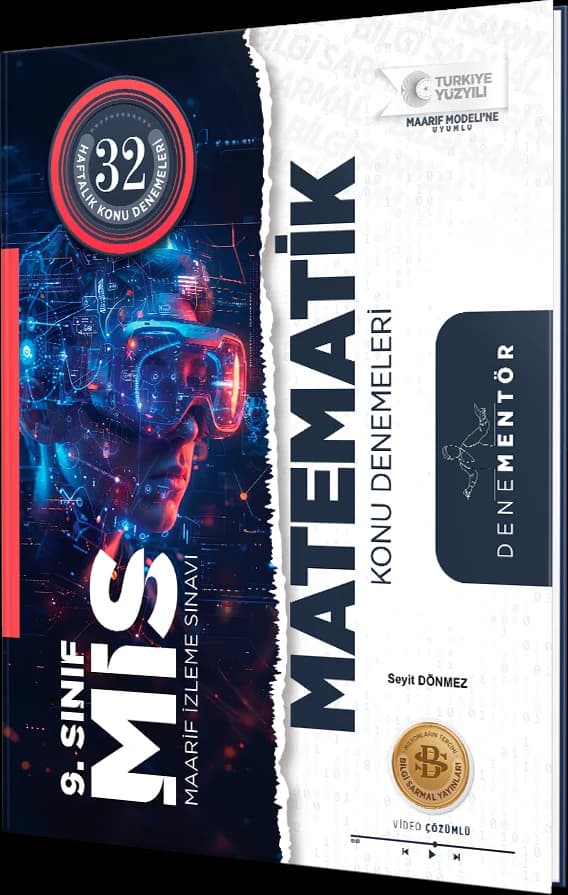 9. Sınıf MİS 32 Haftalık Matematik Konu Denemeleri kapağı