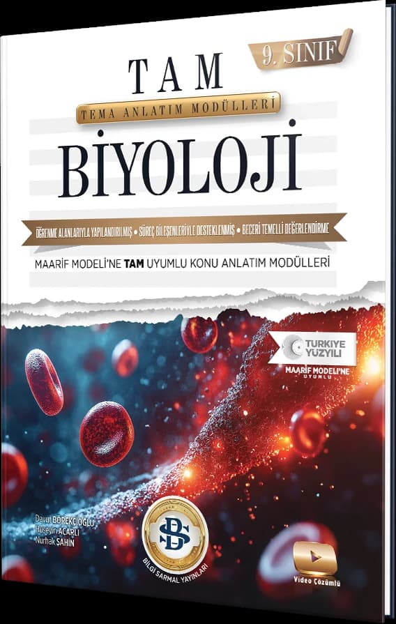 9. Sınıf TAM Biyoloji · Tema Anlatım Modülleri kapağı