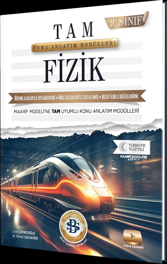 9. Sınıf TAM Fizik · Tema Anlatım Modülleri kapağı