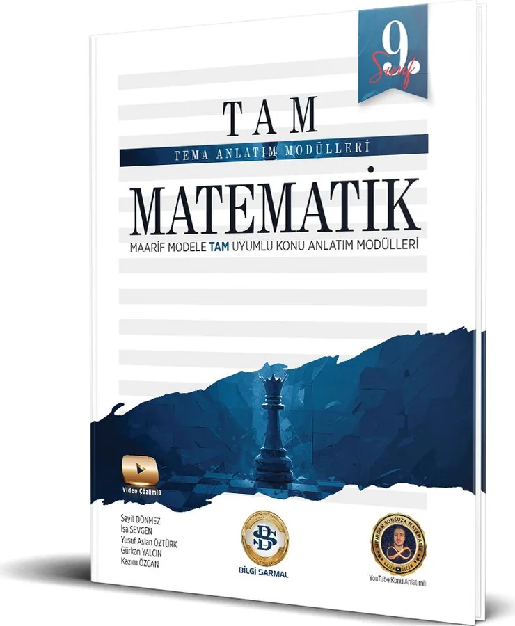 9. Sınıf TAM Matematik · Tema Anlatım Modülleri kapağı