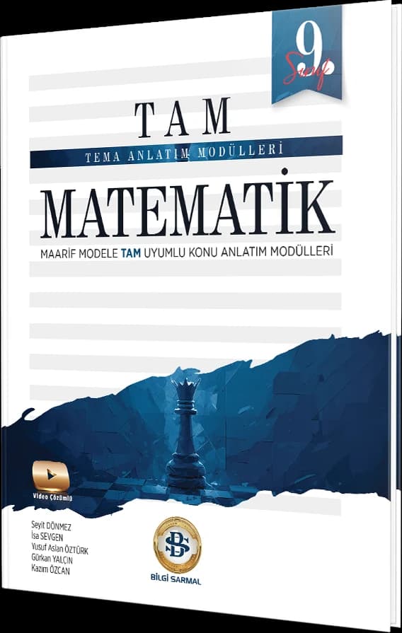 9. Sınıf TAM Matematik · Tema Anlatım Modülleri kapağı