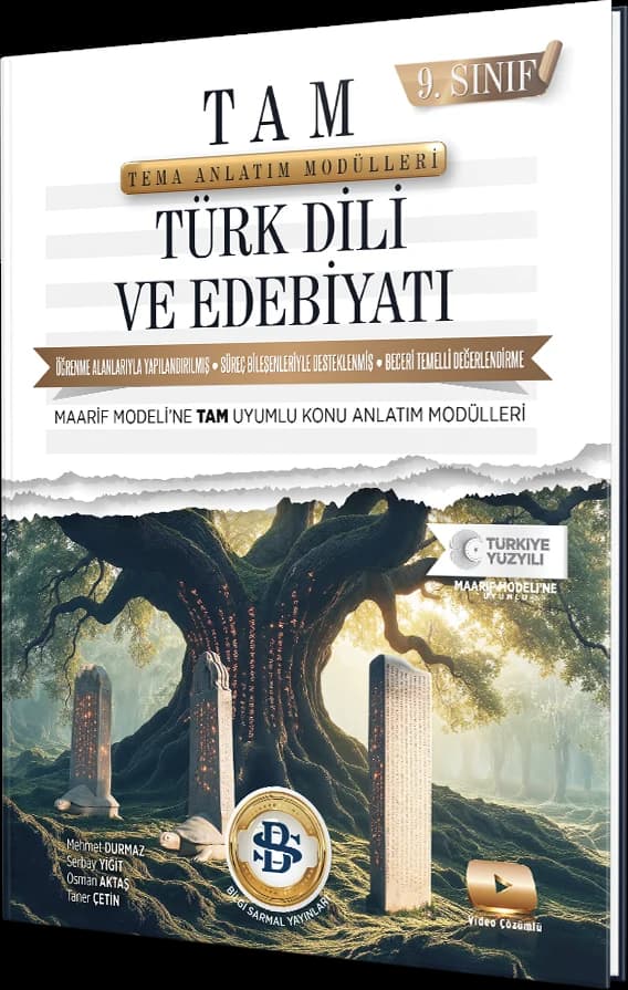 9. Sınıf TAM Türk Dili ve Edebiyatı · Tema Anlatım Modülleri kapağı