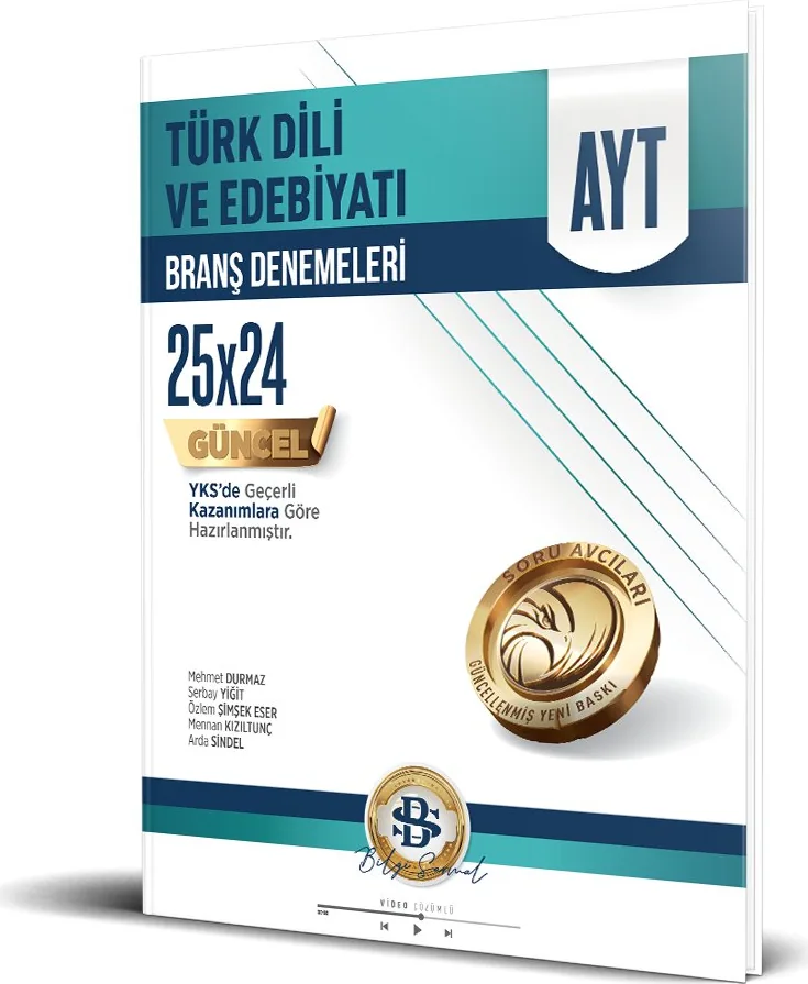 AYT 25'li Türk Dili ve Edebiyatı Branş Denemeleri kapağı