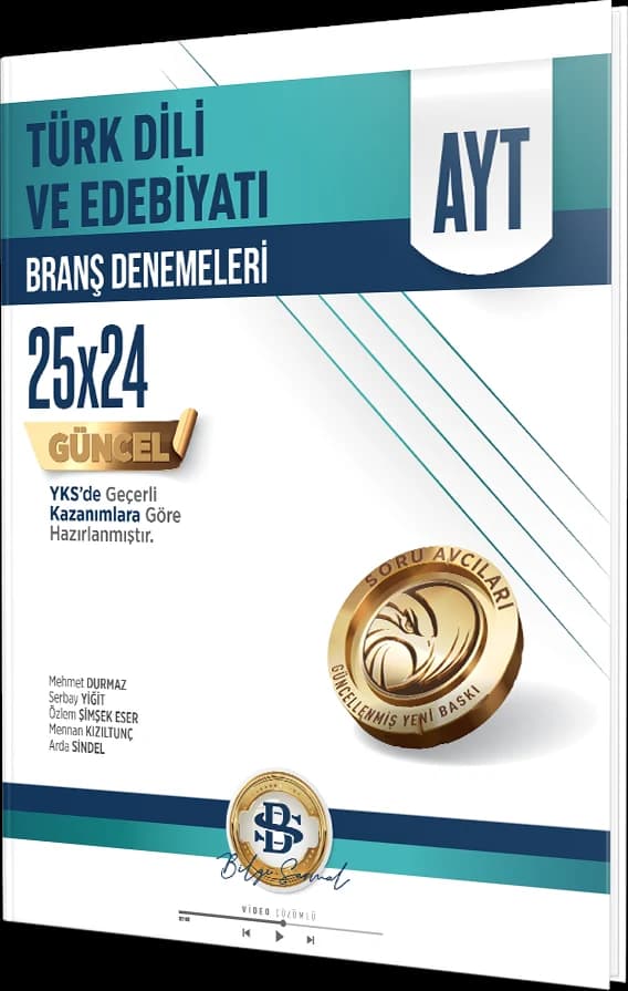 AYT 25'li Türk Dili ve Edebiyatı Branş Denemeleri kapağı