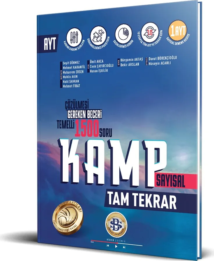 AYT Kamp Sayısal Tam Tekrar Soru Bankası kapağı