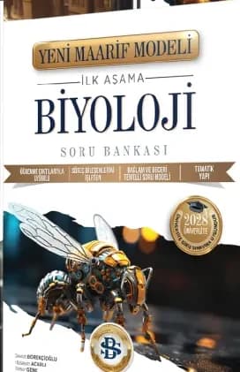 Maarif İlk Aşama Biyoloji Soru Bankası kapağı