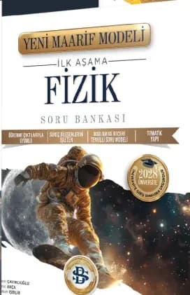 Maarif İlk Aşama Fizik Soru Bankası kapağı