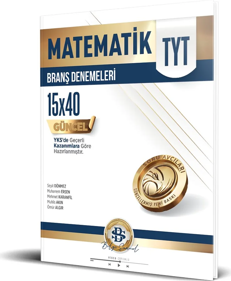 TYT 15'li Matematik Branş Denemeleri kapağı