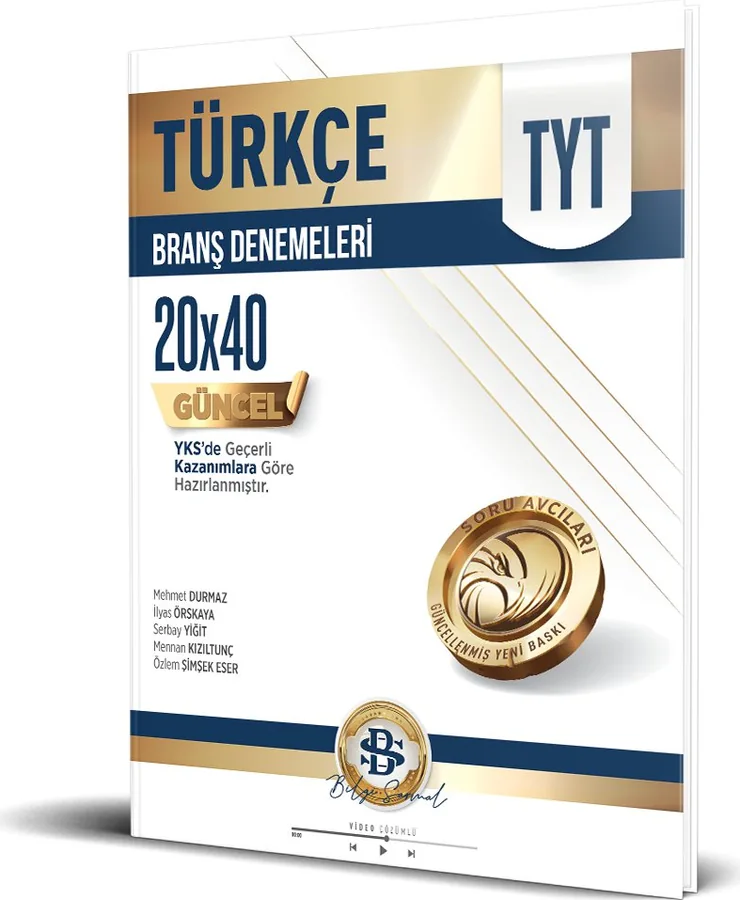 TYT 20'li Türkçe Branş Denemeleri kapağı