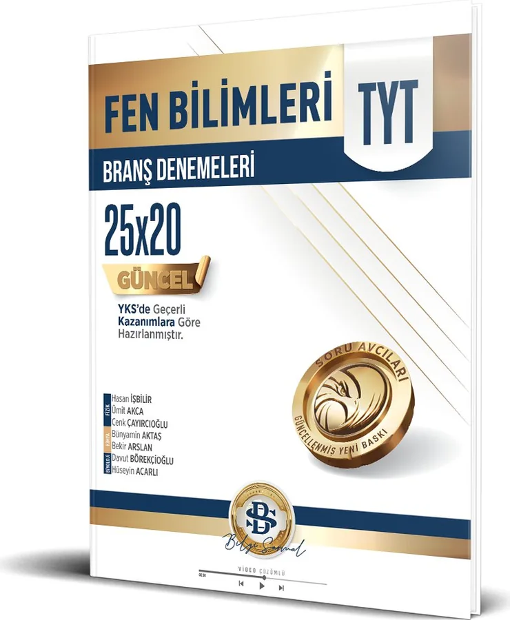 TYT 25'li Fen Bilimleri Branş Denemeleri kapağı