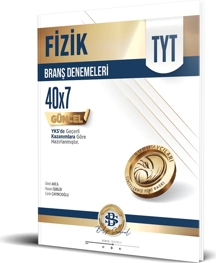 TYT 40'lı Fizik Branş Denemeleri kapağı