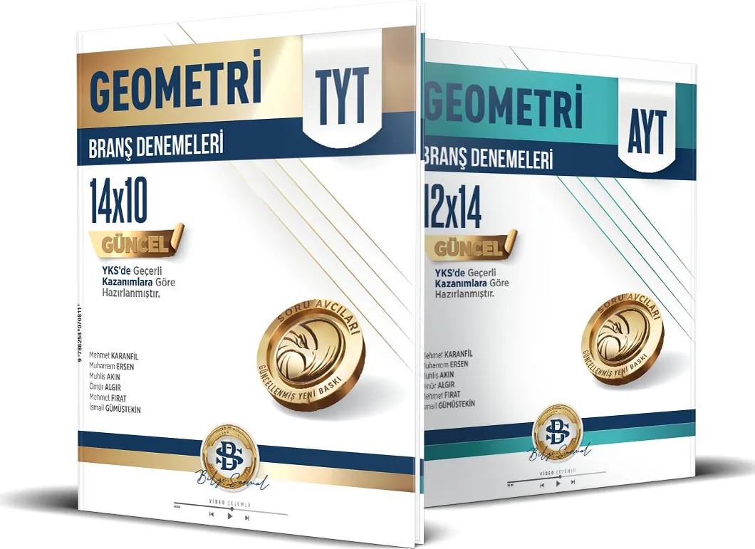 TYT 14'lü · AYT 12'li Geometri Branş Denemeleri kapağı
