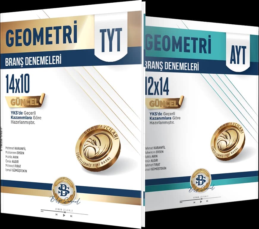 TYT 14'lü · AYT 12'li Geometri Branş Denemeleri kapağı