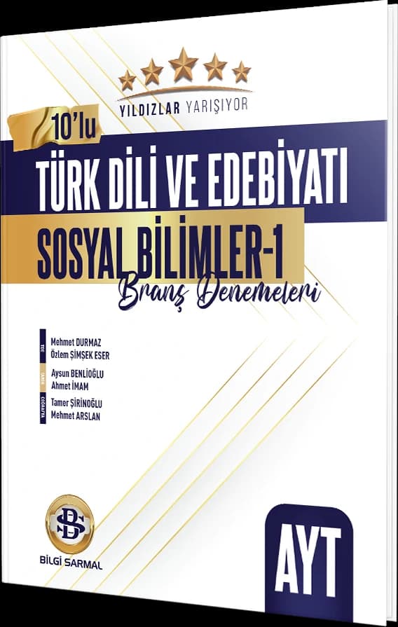 AYT 10'lu Edebiyat-Sosyal Bilimler-1 Branş Denemeleri kapağı