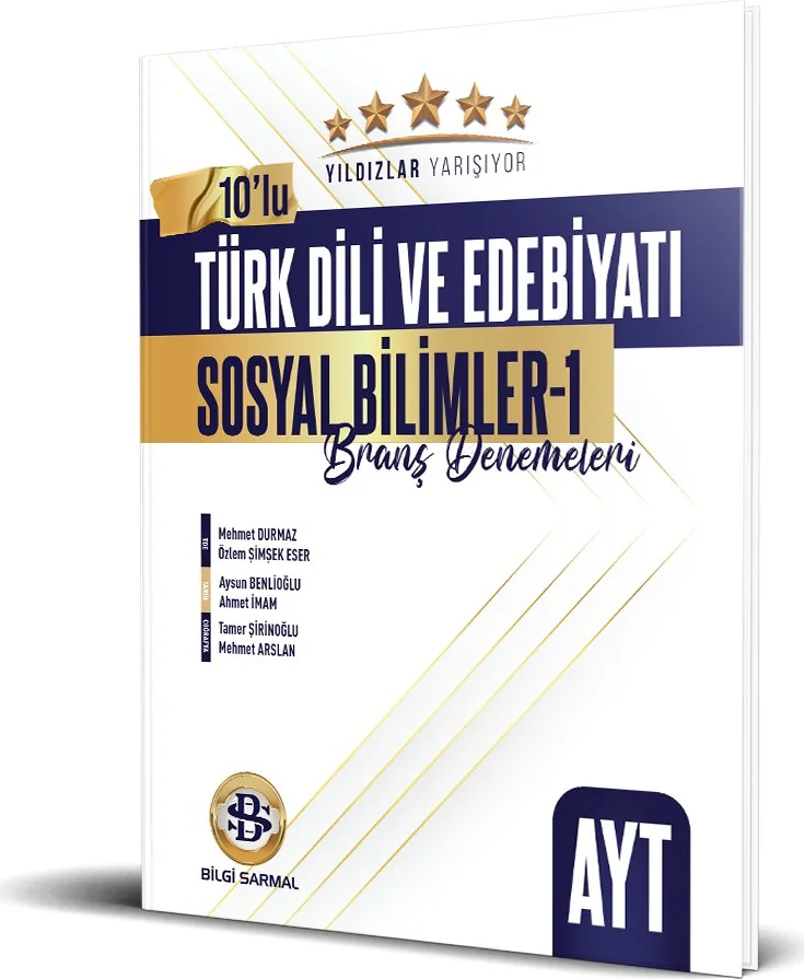 AYT 10'lu Edebiyat-Sosyal Bilimler-1 Branş Denemeleri kapağı
