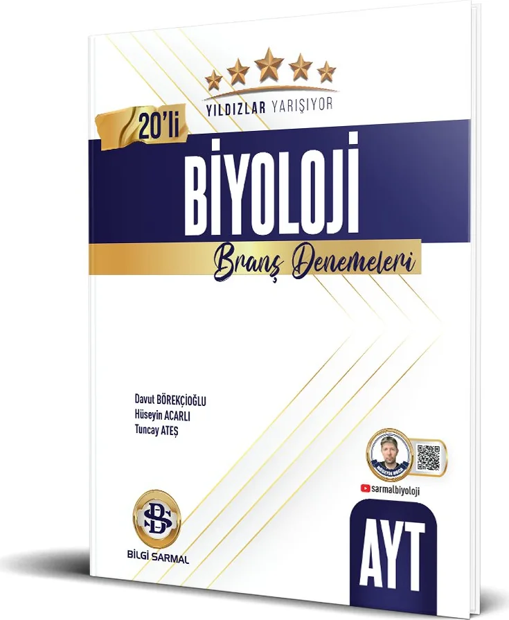 AYT 20'li Biyoloji Branş Denemeleri kapağı