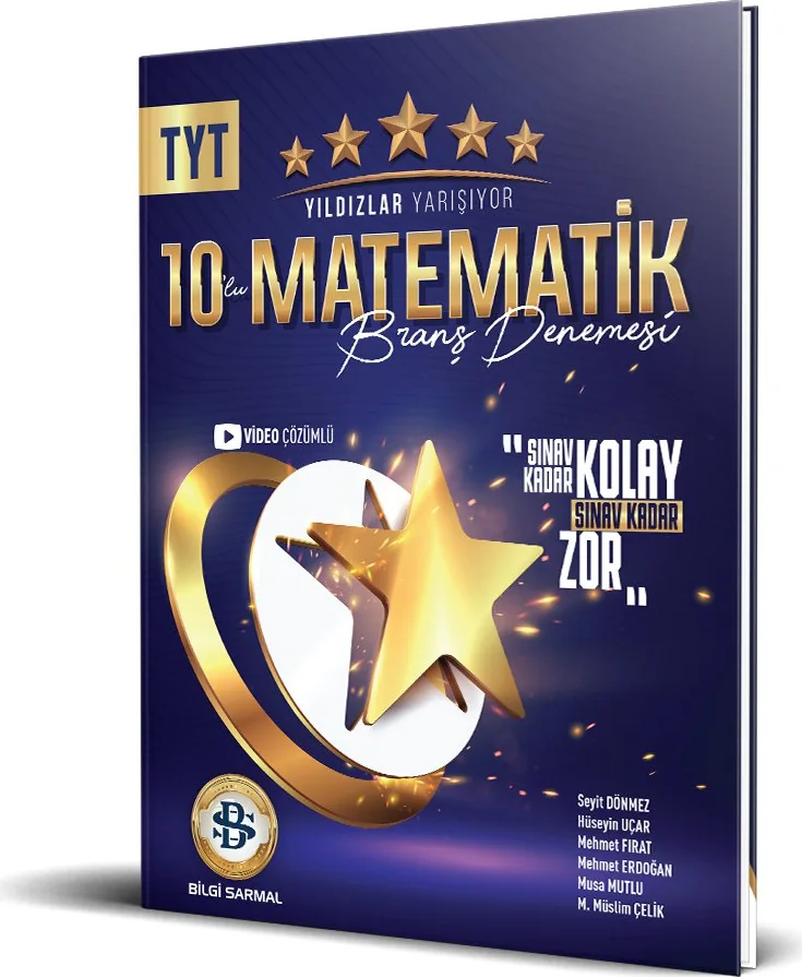 TYT 10'lu Matematik Branş Denemeleri kapağı