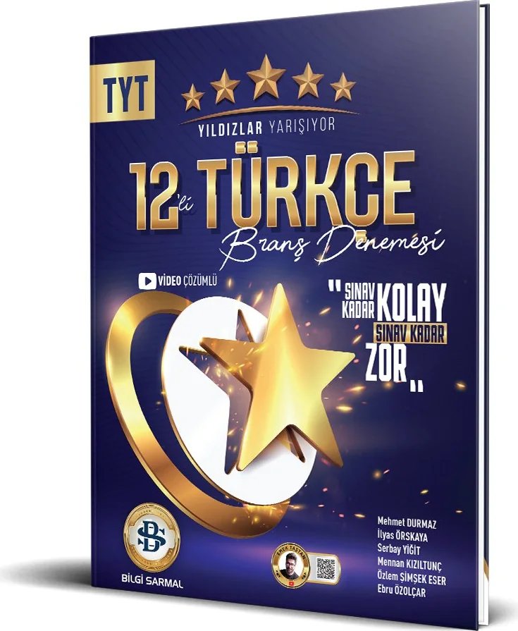 TYT 12'li Türkçe Branş Denemeleri kapağı