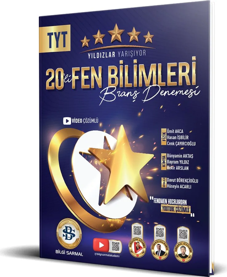 TYT 20'li Fen Bilimleri Branş Denemeleri kapağı