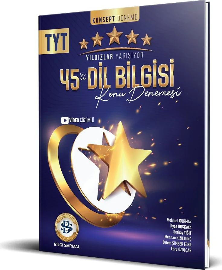 TYT 45'li Dil Bilgisi Konsept Denemeleri kapağı