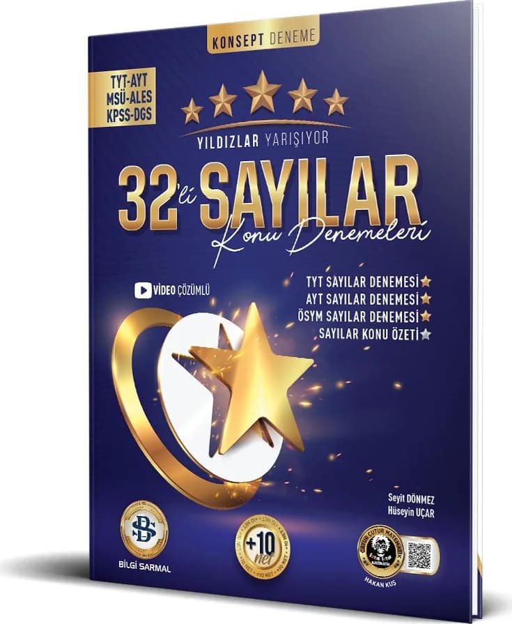 TYT-AYT 32'li Sayılar Konsept Denemeleri kapağı